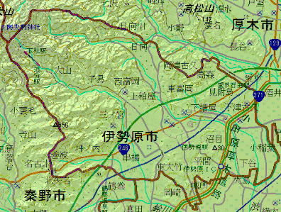 �ɐ����s�̒n�`