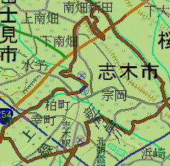 �u�؎s�̒n�`